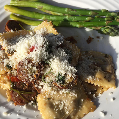 Fig and Gorgonzola Ravioli