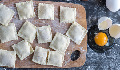 Freshly Made Ravioli